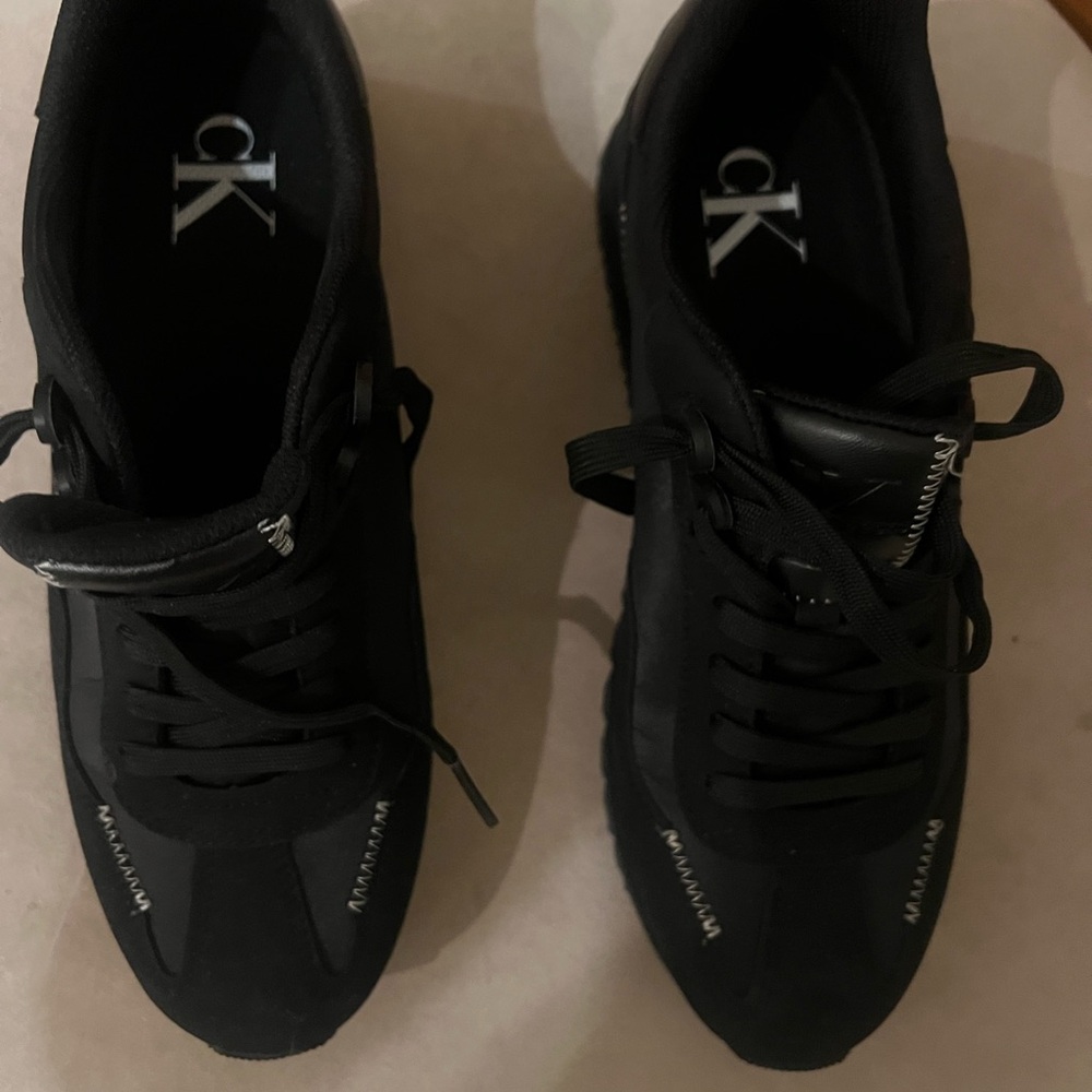 Calvin Klein Classic Black Lace-Up Shoes